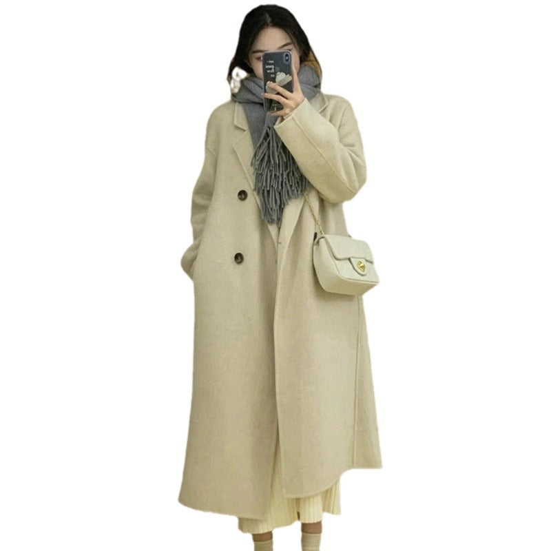 double-sided wool coat