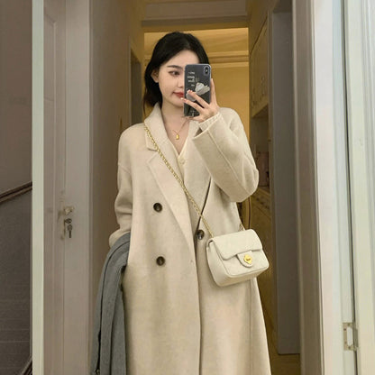 double-sided wool coat