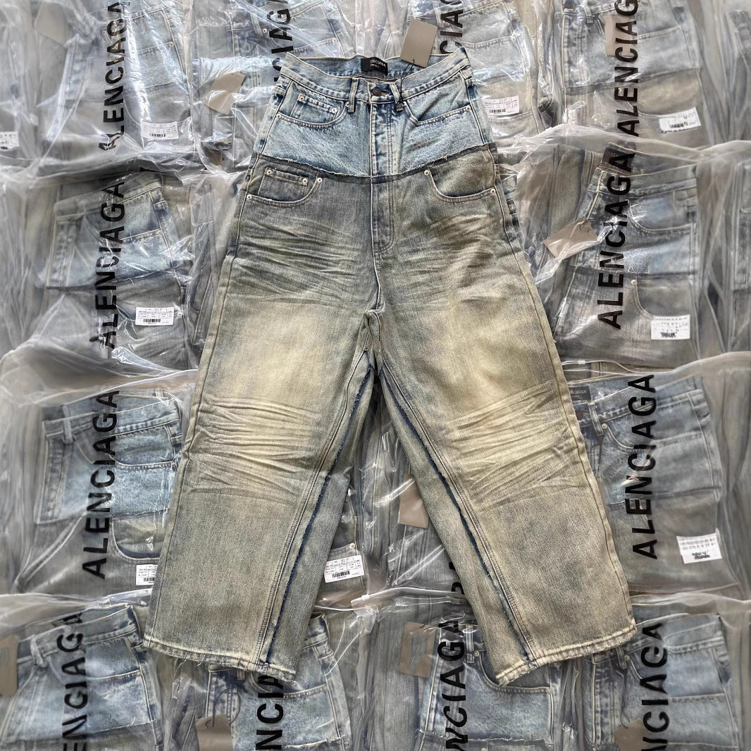 Double-spun jeans