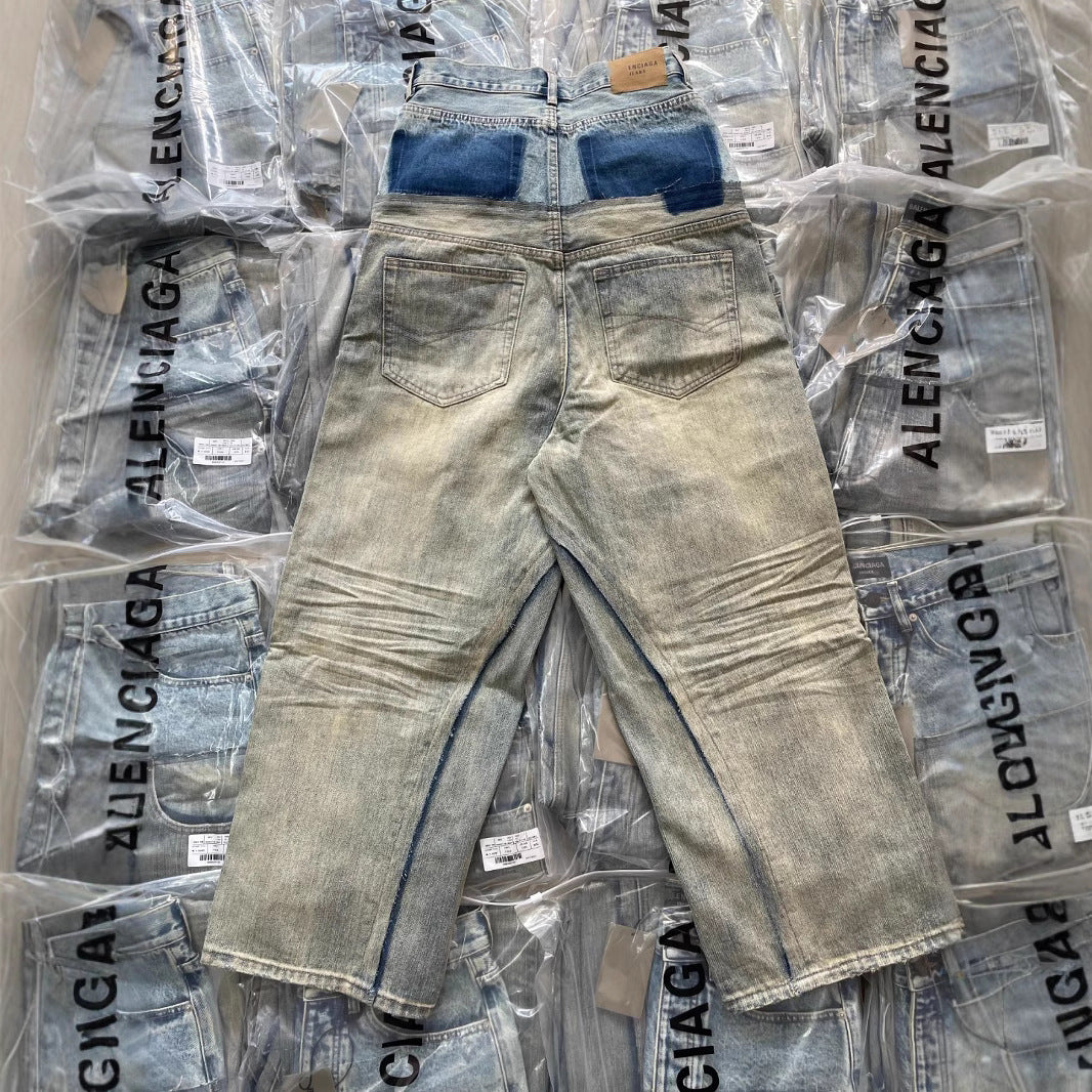 Double-spun jeans