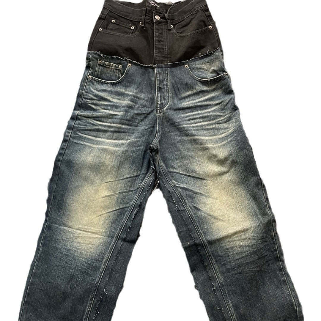 Double-spun jeans