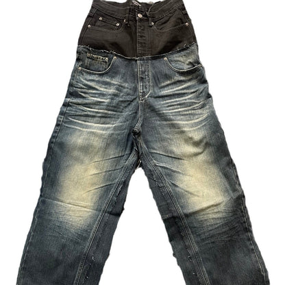Double-spun jeans