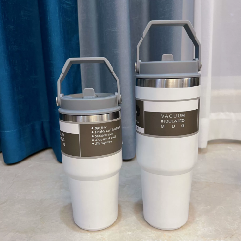 Double Wall Stainless Steel Straw Cup