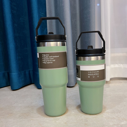 Double Wall Stainless Steel Straw Cup