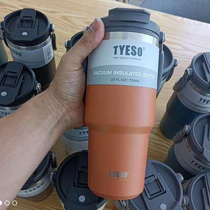 Double Wall Stainless Steel Thermos Cup with Handle