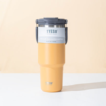 Double Wall Stainless Steel Thermos Cup with Handle
