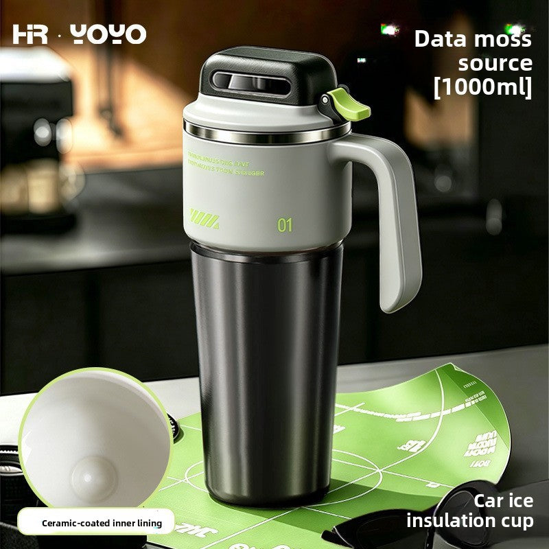 Double Wall Vacuum Insulated Stainless Steel Travel Mug