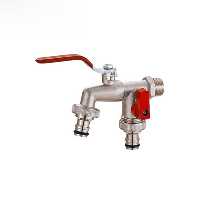 double water outlet zinc alloy water nozzle