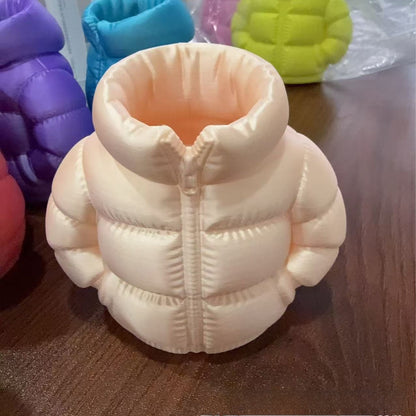 Down Jacket Pen Holder