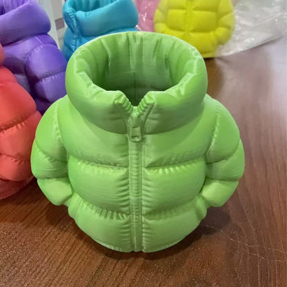 Down Jacket Pen Holder