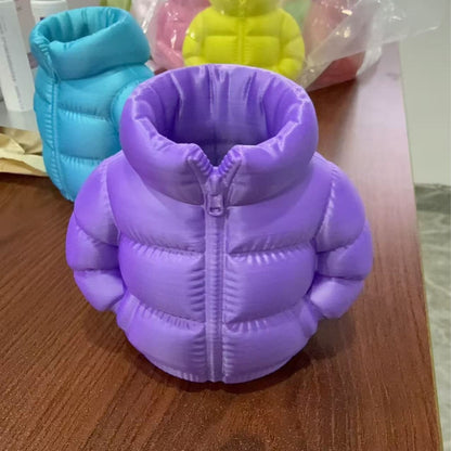 Down Jacket Pen Holder