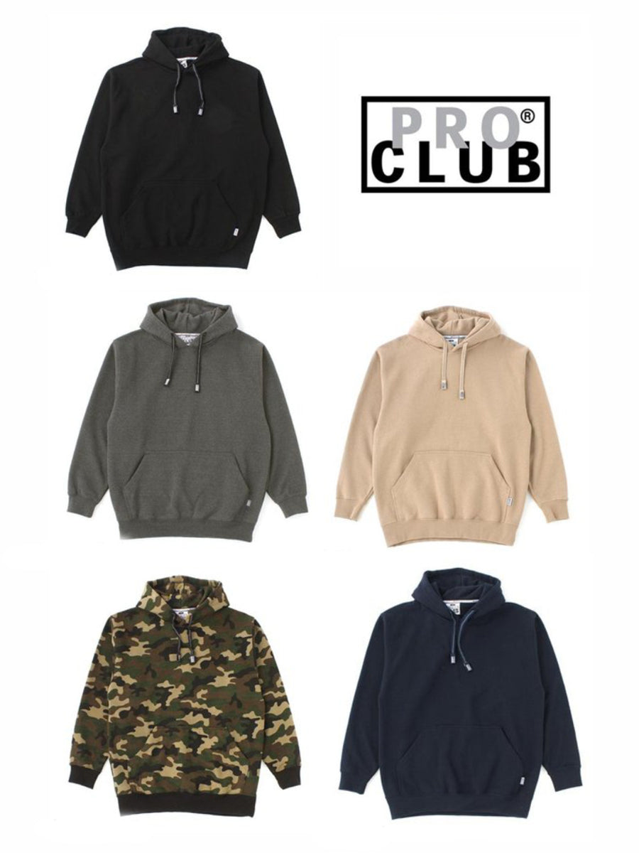 Down-lined hooded sweatshirt