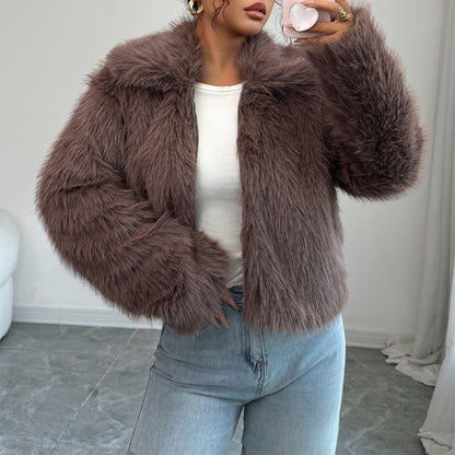 Down long-sleeved coat