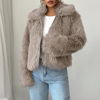 Down long-sleeved coat