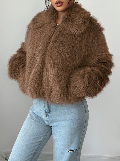 Down long-sleeved coat