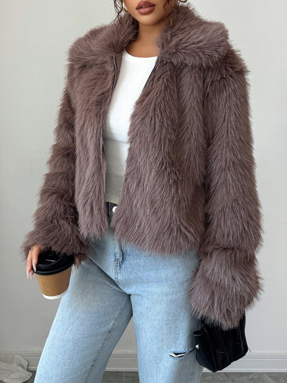 Down long-sleeved coat