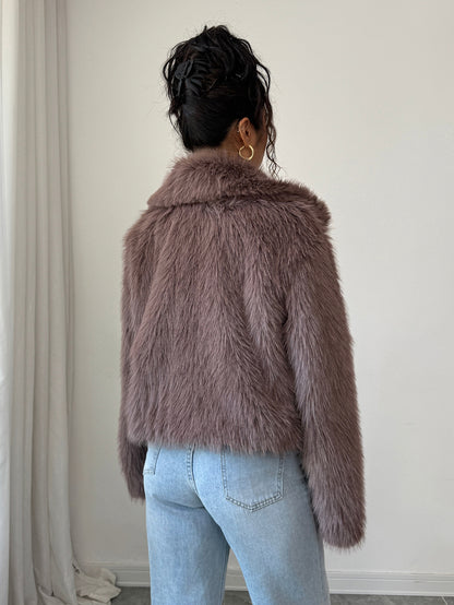 Down long-sleeved coat