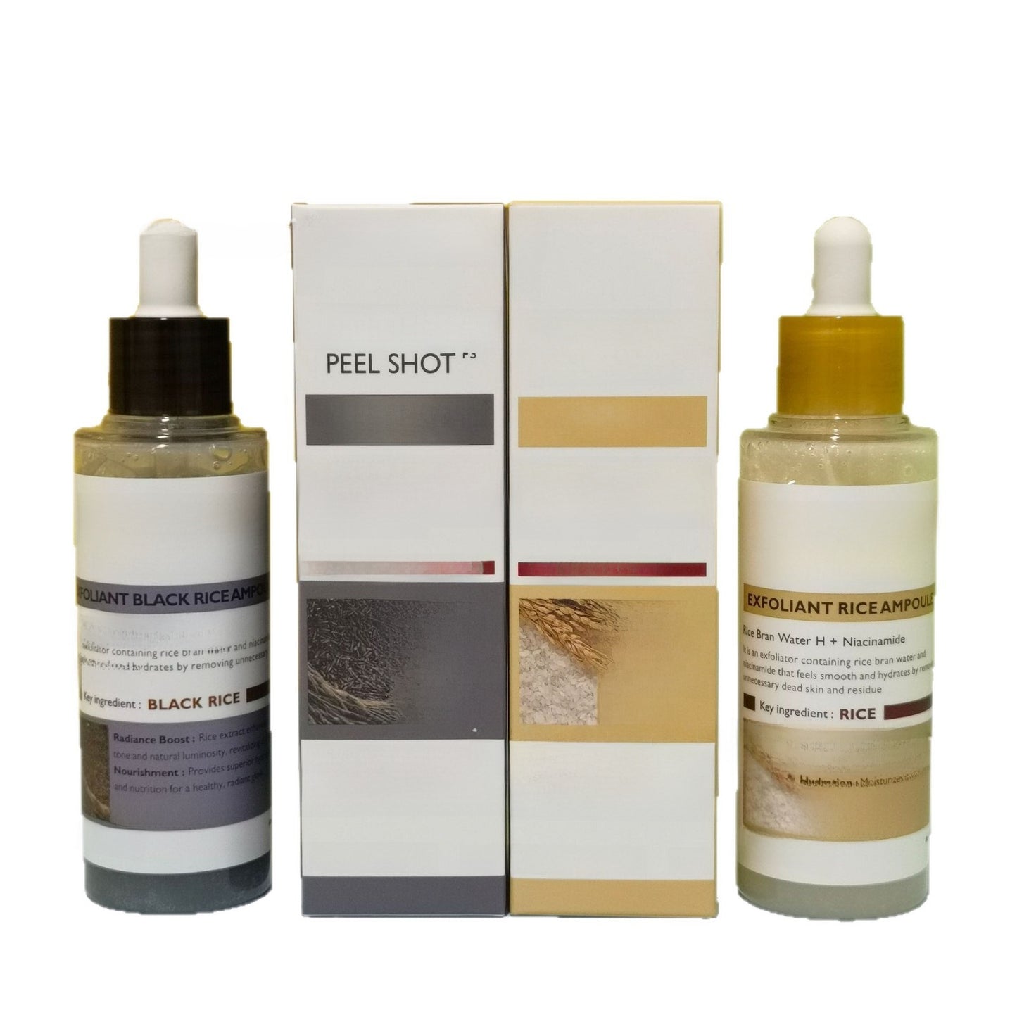 Dr.Melaxin Black Rice White Rice Exfoliating Ampoule Essence