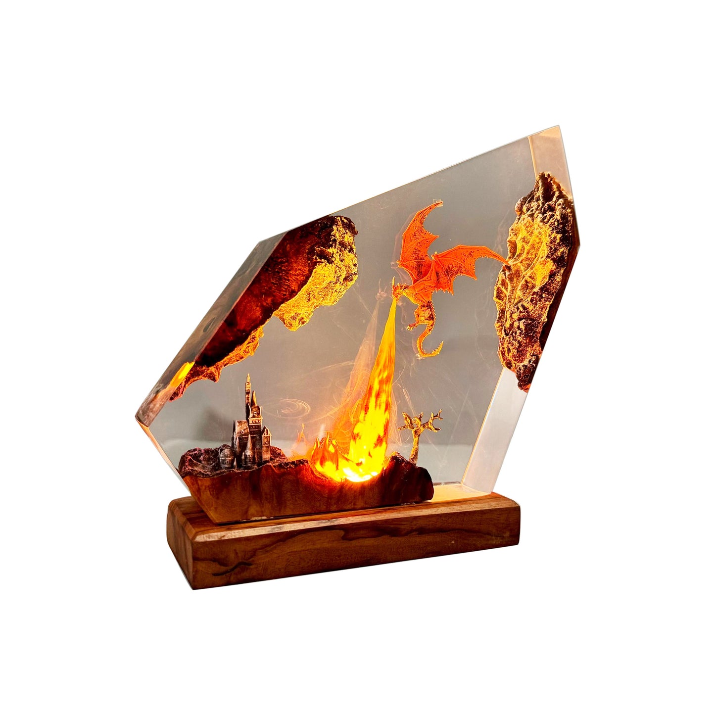 Dragon Design Resin Night Light