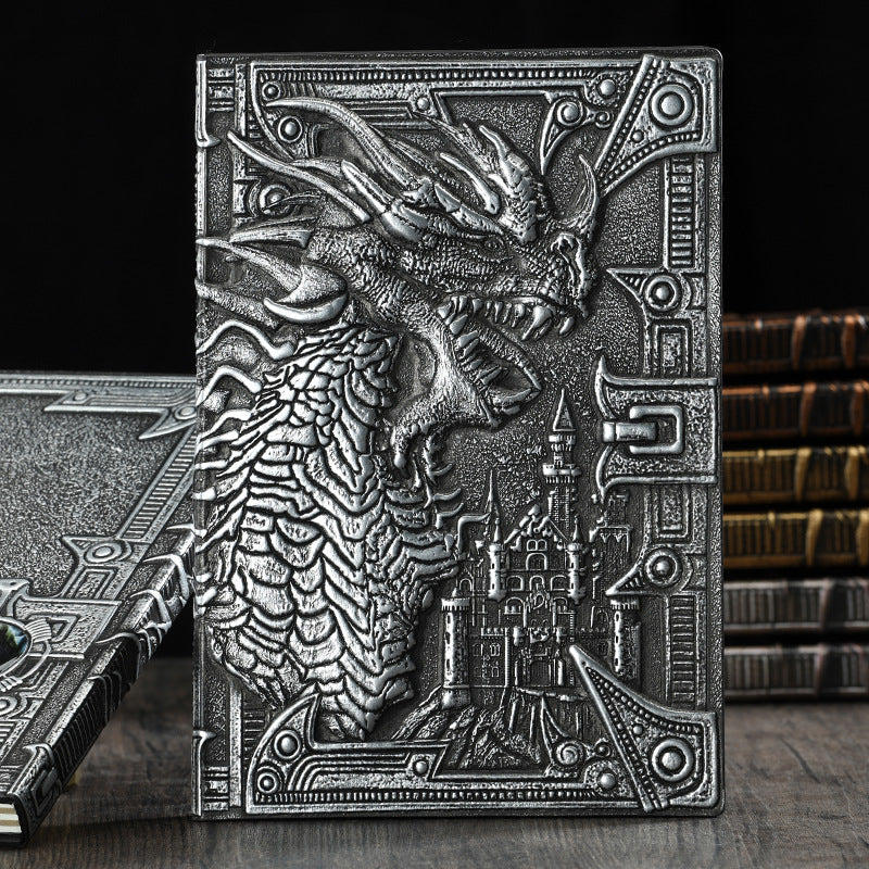 Dragon Embossed Leather Notebook