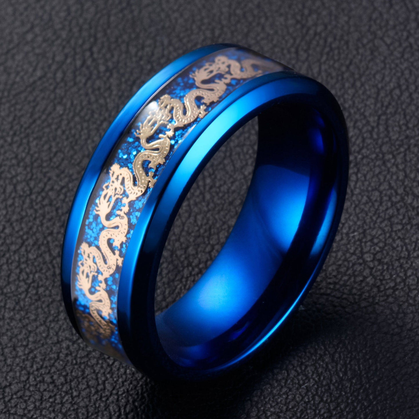 Dragon Pattern Ring with Cultural Designs
