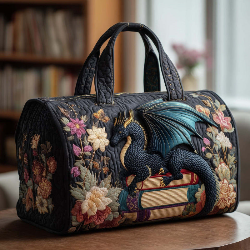 Dragon Print Travel Bag