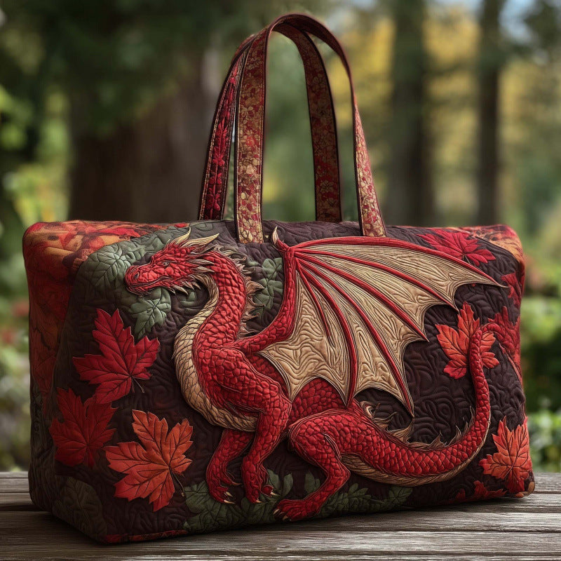Dragon Print Travel Bag