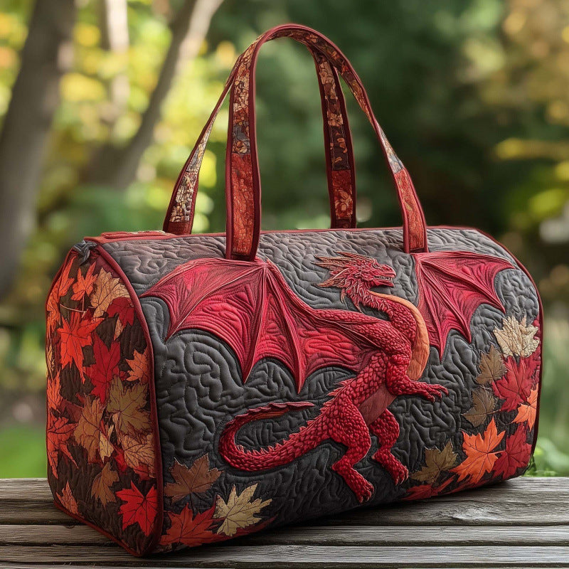 Dragon Print Travel Bag