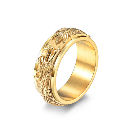 Dragon Rotatable Fidget Ring