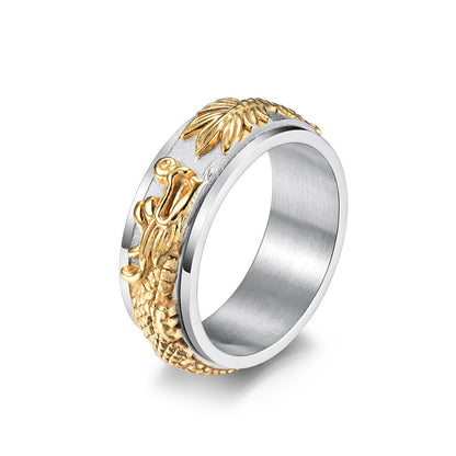 Dragon Rotatable Fidget Ring