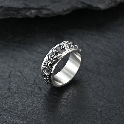 Dragon Rotatable Fidget Ring