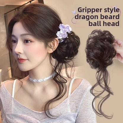 Dragon whisk bun wig grabber