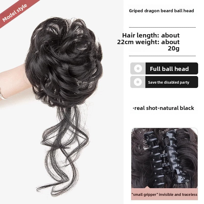 Dragon whisk bun wig grabber