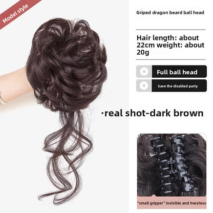 Dragon whisk bun wig grabber