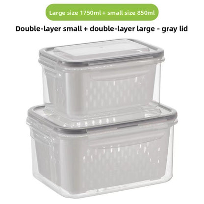 Drainable Food Storage Container