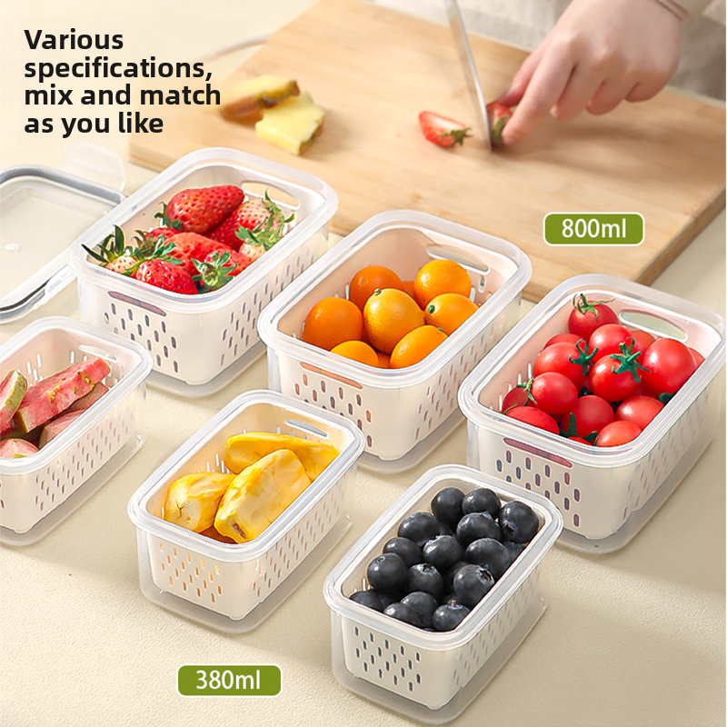 Drainable Food Storage Container
