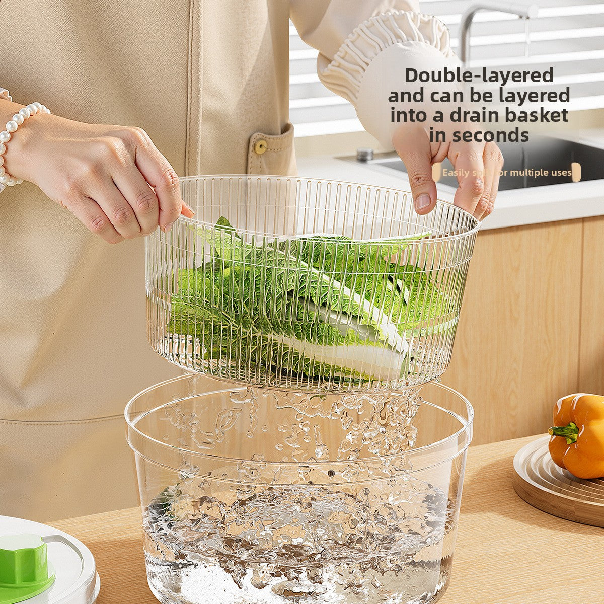 Draining basket