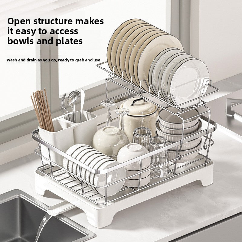 Draining dish rack