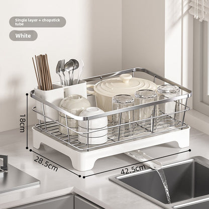 Draining dish rack