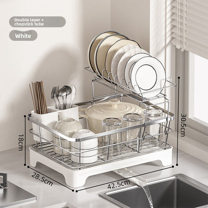 Draining dish rack