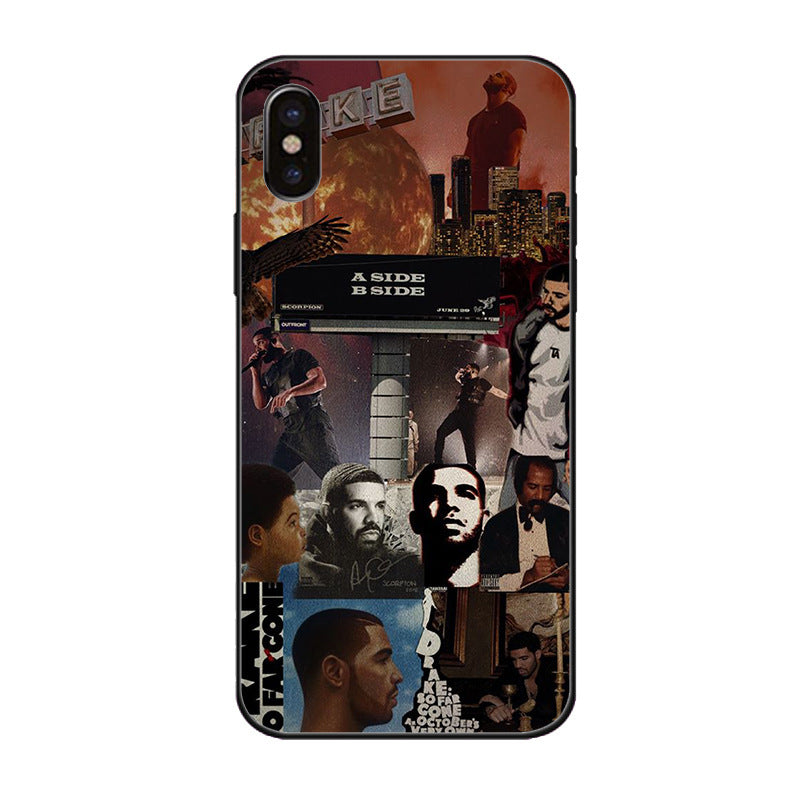 Drake Graphic Glass Phone Case