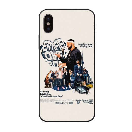 Drake Graphic Glass Phone Case