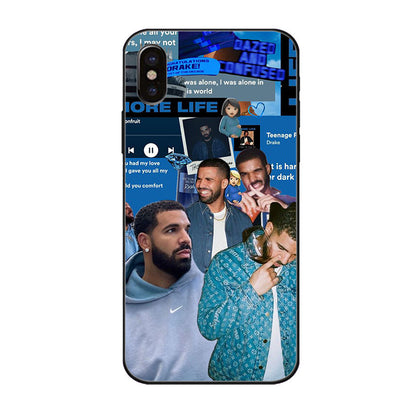 Drake Graphic Glass Phone Case