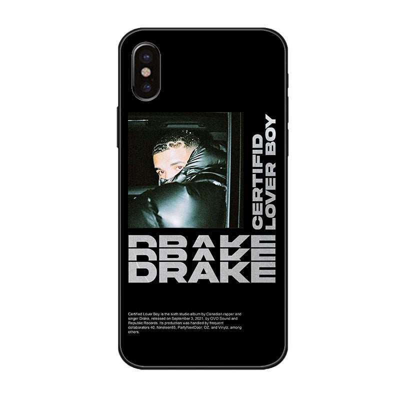Drake Rapper Design Silicone Phone Case