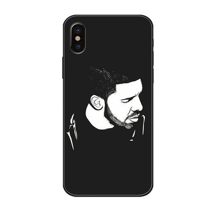 Drake Rapper Design Silicone Phone Case