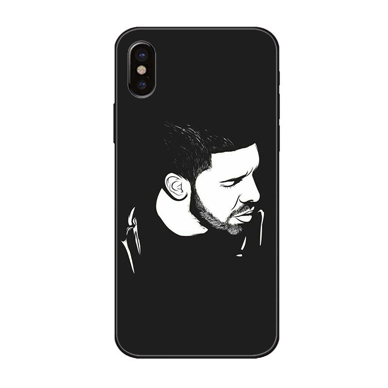 Drake Rapper Design Silicone Phone Case