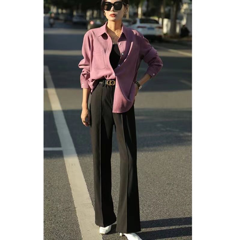 Drapeable dress pants