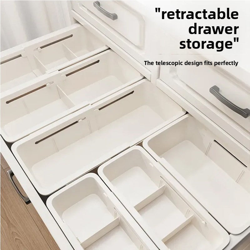 Drawer Organizer Box with Adjustable Dividers