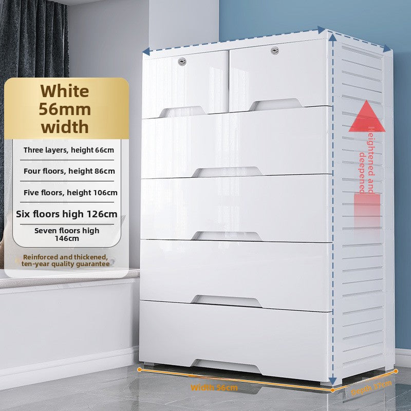 Drawer-style storage cabinet