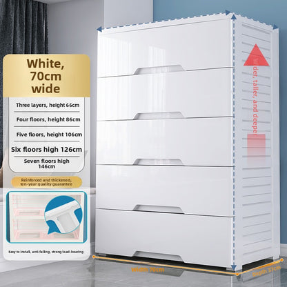 Drawer-style storage cabinet